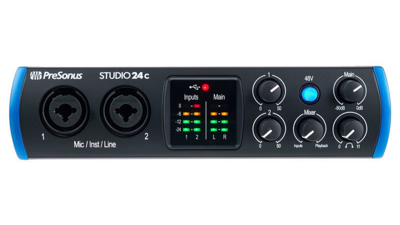 Звуковая карта presonus studio 24c обзор