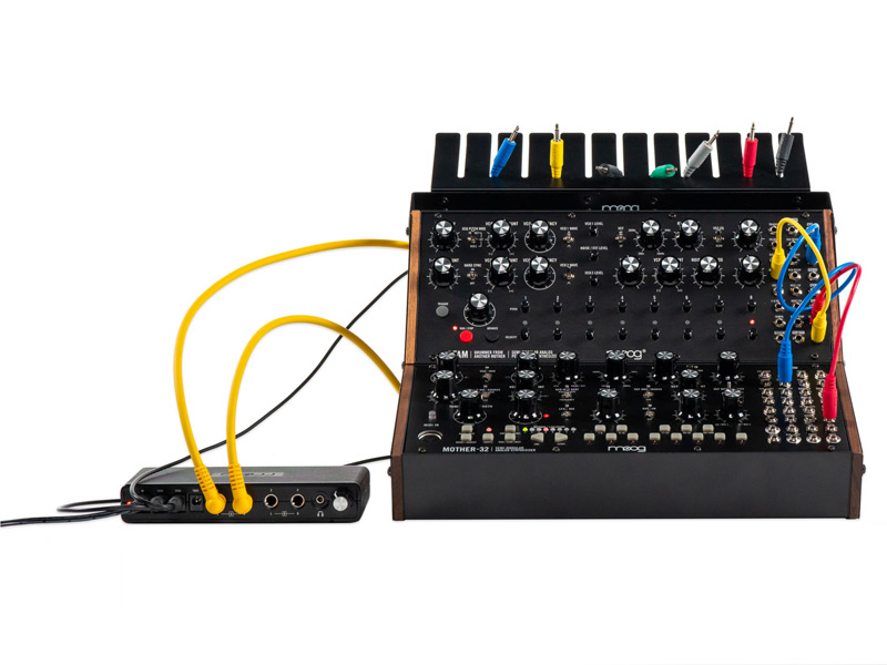Moog Sound Studio: Mother-32 & DFAM; consisting of Moog Mother-32 and Moog DFAM; complete package of 2 semi-modular analog desktop percussion