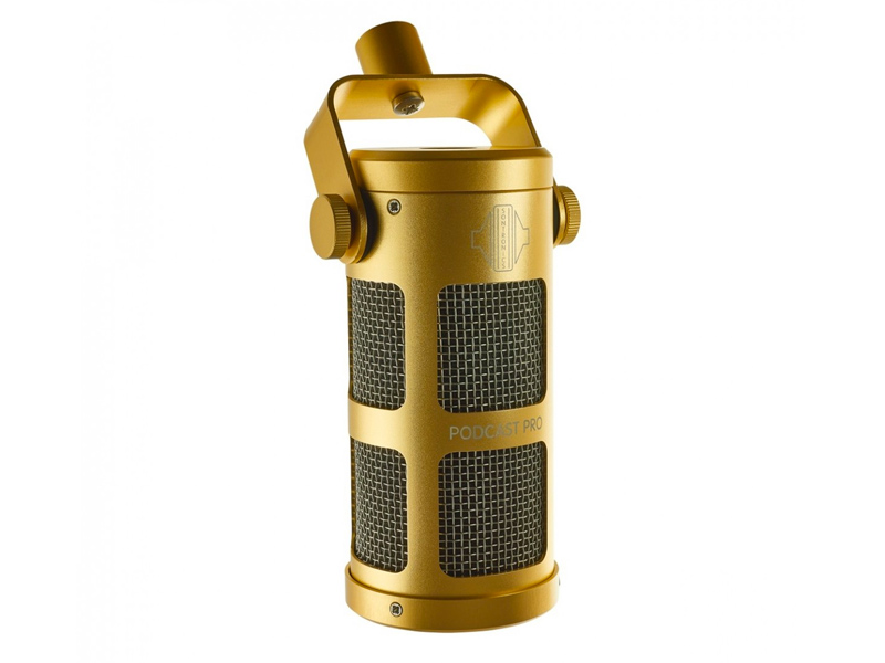 Sontronics Podcast Pro Gold is a professional dynamic microphone, hand-built in the UK, specifically developed to give incredible results