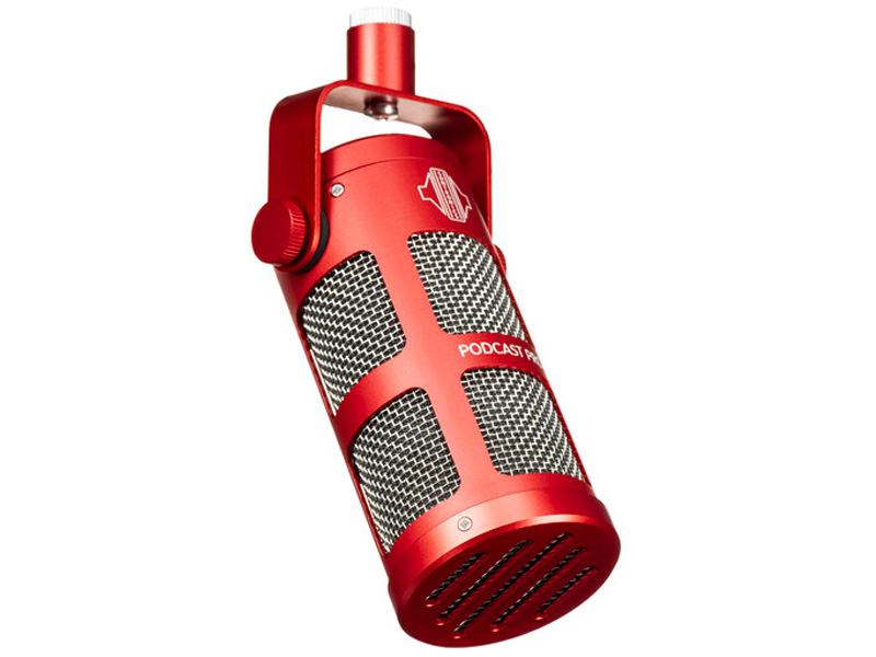 Sontronics Podcast Pro Red is a professional dynamic microphone, hand-built in the UK, specifically developed to give incredible results