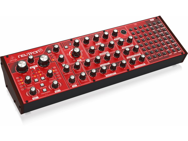 Behringer Neutron Paraphonic mode allows both 3340 analog oscillators to be independently controlled for an expanded palette of tonal options