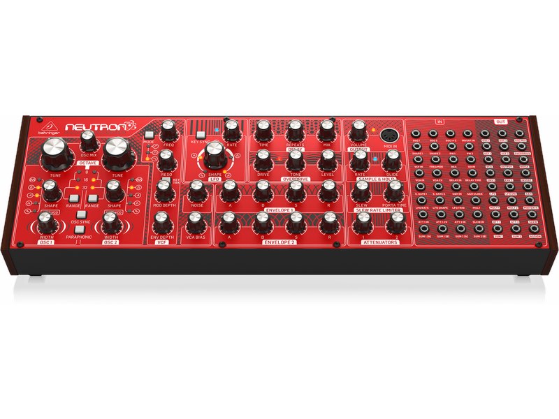 Behringer Neutron Paraphonic mode allows both 3340 analog oscillators to be independently controlled for an expanded palette of tonal options