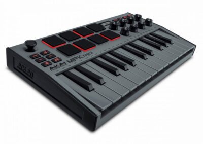 AKAI MPK MINI MK3 Grey is a enhanced dynamic keybed, delivering a piano key performance fit for the world's finest keyboard players.