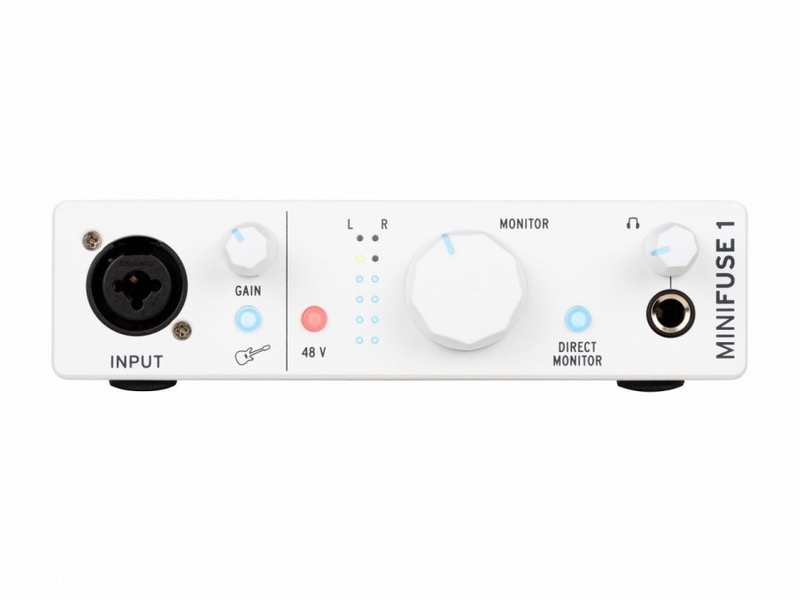 Arturia MiniFuse 1 White compact audio interface designed to work for you.whatever your style.Get your sound out there with simple recording