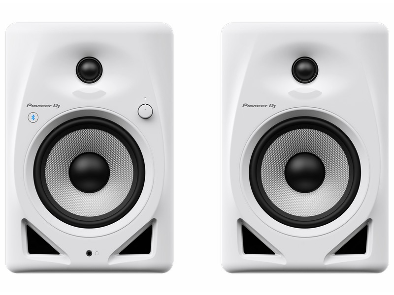 Pioneer DJ DM-50D-BT-W Active 5" Desktop Monitor/DJ Speakers (White) · 5" Fiberglass Woofer · 3/4" Soft-Dome Tweeter · Bluetooth for Audio Streaming