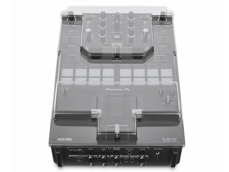 Decksaver Pioneer DJM-S7 Cover Our lid is designed in the UK specifically for the DJM-S7 and manufactured from super durable polycarbonate
