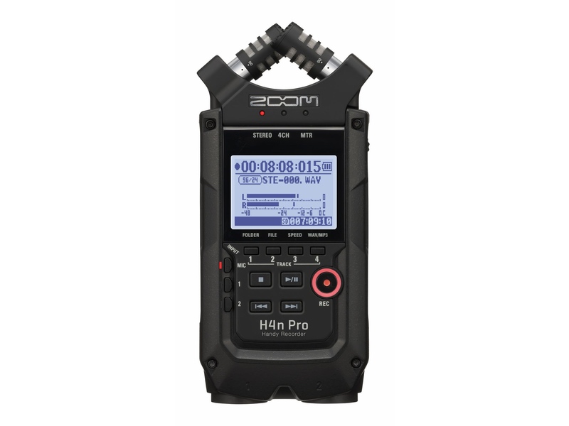 Zoom H4n Pro Ultimate Handheld Recording Studio. With onboard X/Y microphones, two combo input jacks, overdubbing, effects, more, packed with features