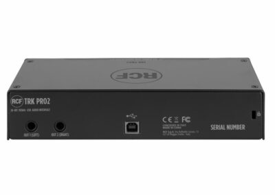 RCF TRK PRO2 interface packs a robust and well-thought USB 2.0 studio-in-a-box with all the connectivity required for microphones, musical instruments.