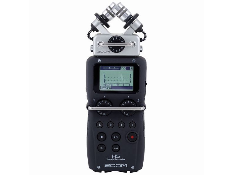 Zoom H5. Versatile Productivity. Four tracks of simultaneous recording and interchangeable mic capsules make the H5 flexible and powerful