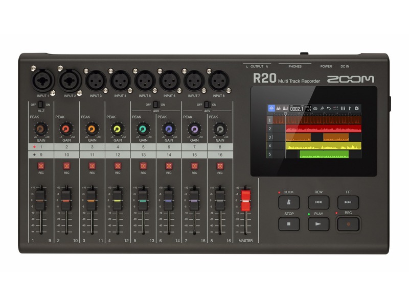 The Zoom R20 has the best preamps and noise floor of any multi track recorder Zoom has ever designed. With six XLR inputs, two combo inputs