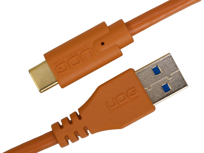 UDG USB 3.0 C-A Orange Right Cable 1.5m