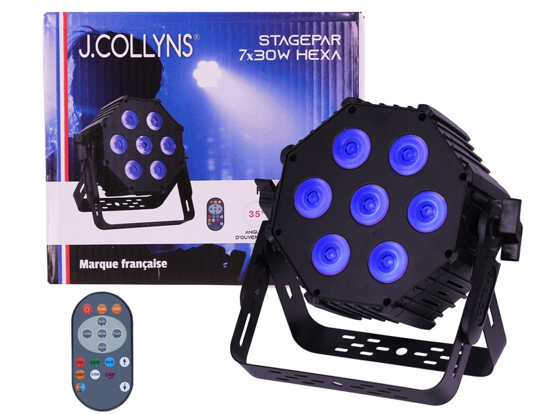 J. Collyns Stagepar 7x30W Hexa